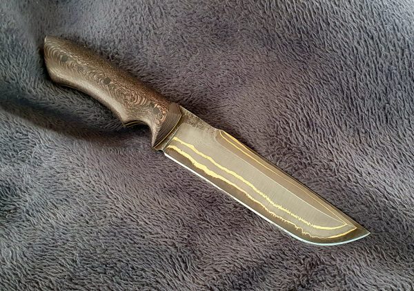 Bronze-Mai Damascus Knife - Image 3